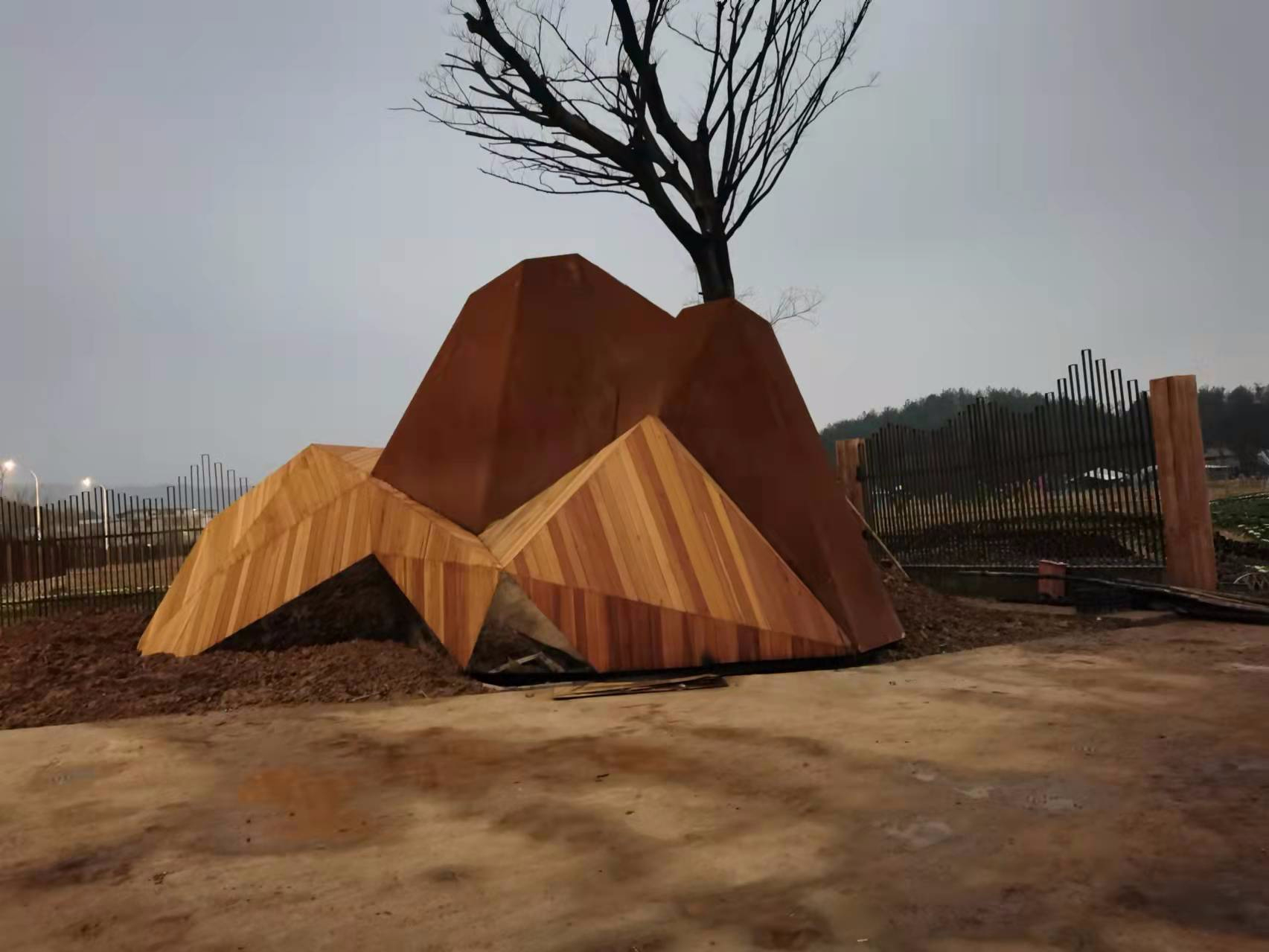 精神堡壘標識牌